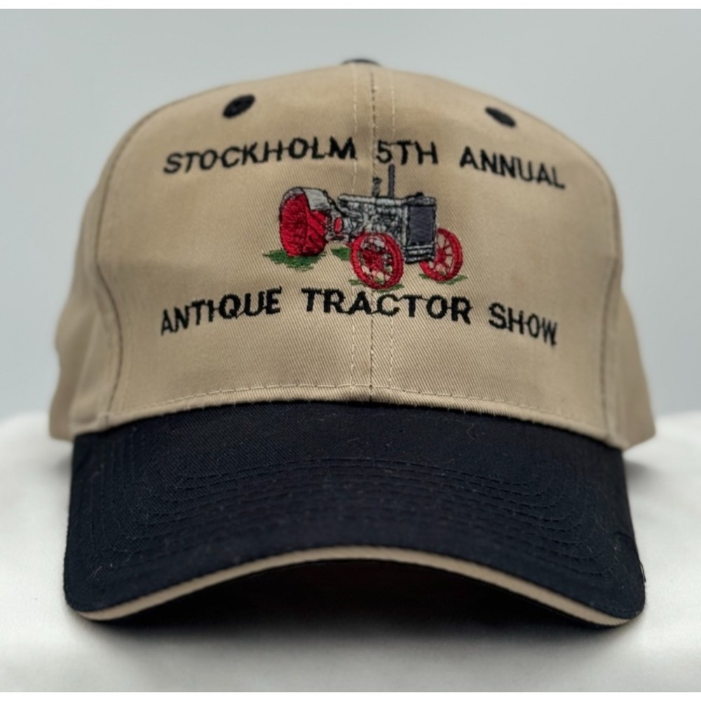 Stockholm 5th Annual Antique Tractor Show 2012 Otto Strapback Hat - Tan - OSFA